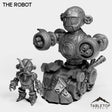 Tabletop Terrain Miniature Full Set The Robot