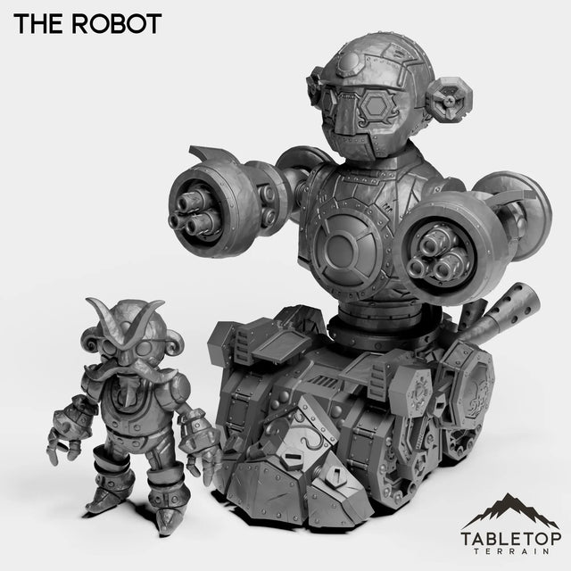Tabletop Terrain Miniature Full Set The Robot