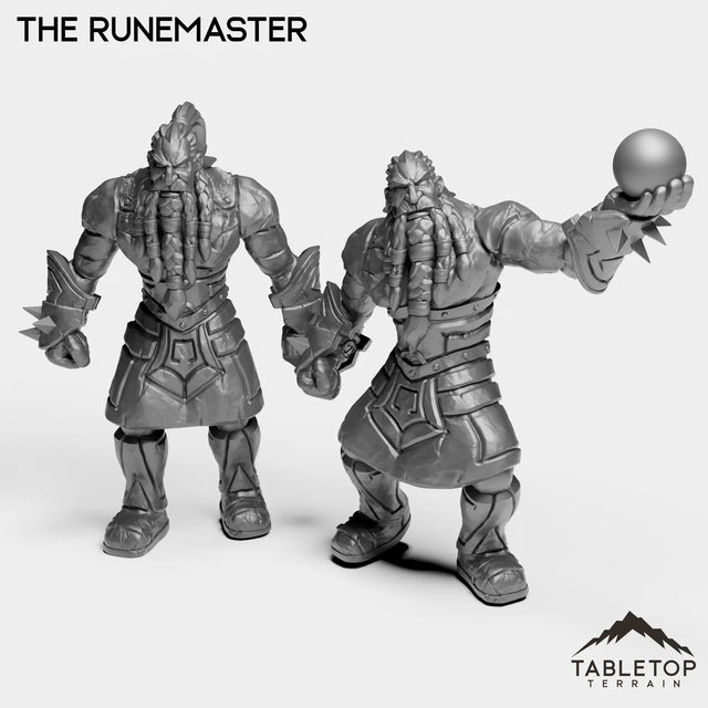 Tabletop Terrain Miniature Full Set The Runemaster