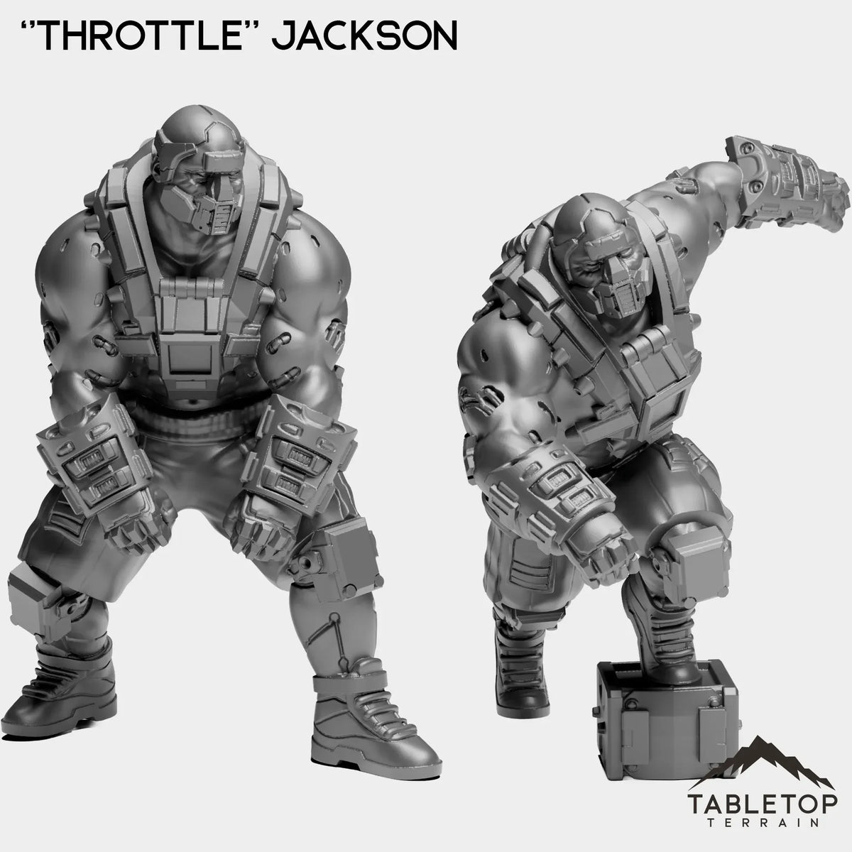 Tabletop Terrain Miniature Full Set ''Throttle'' Jackson
