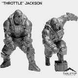 Tabletop Terrain Miniature Full Set ''Throttle'' Jackson