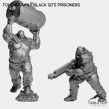 Tabletop Terrain Miniature Full Set Touchdown - Black Site Prisoners