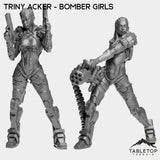 Tabletop Terrain Miniature Full Set Triny Acker - Bomber Girls