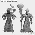 Tabletop Terrain Miniature Full Set Troll Tribe Priest