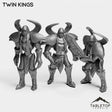 Tabletop Terrain Miniature Full Set Twin Kings