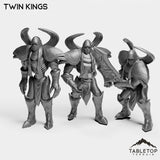 Tabletop Terrain Miniature Full Set Twin Kings