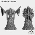 Tabletop Terrain Miniature Full Set Undead Acolytes