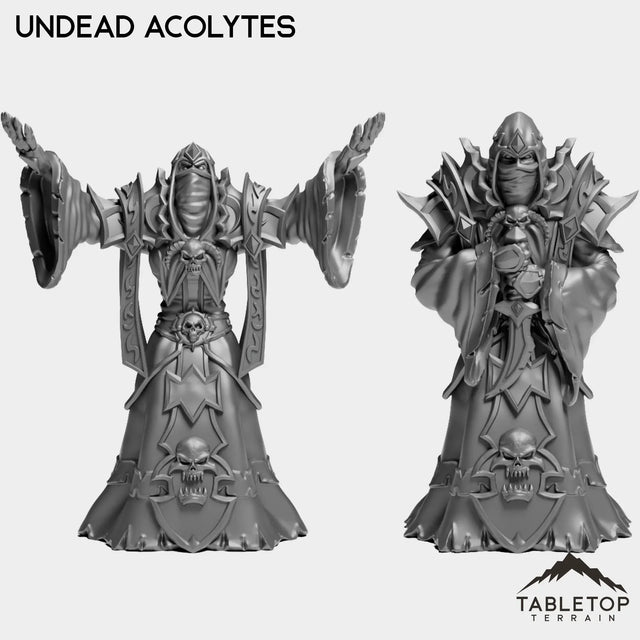 Tabletop Terrain Miniature Full Set Undead Acolytes