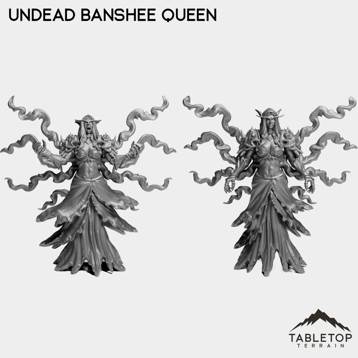 Tabletop Terrain Miniature Full Set Undead Banshee Queen