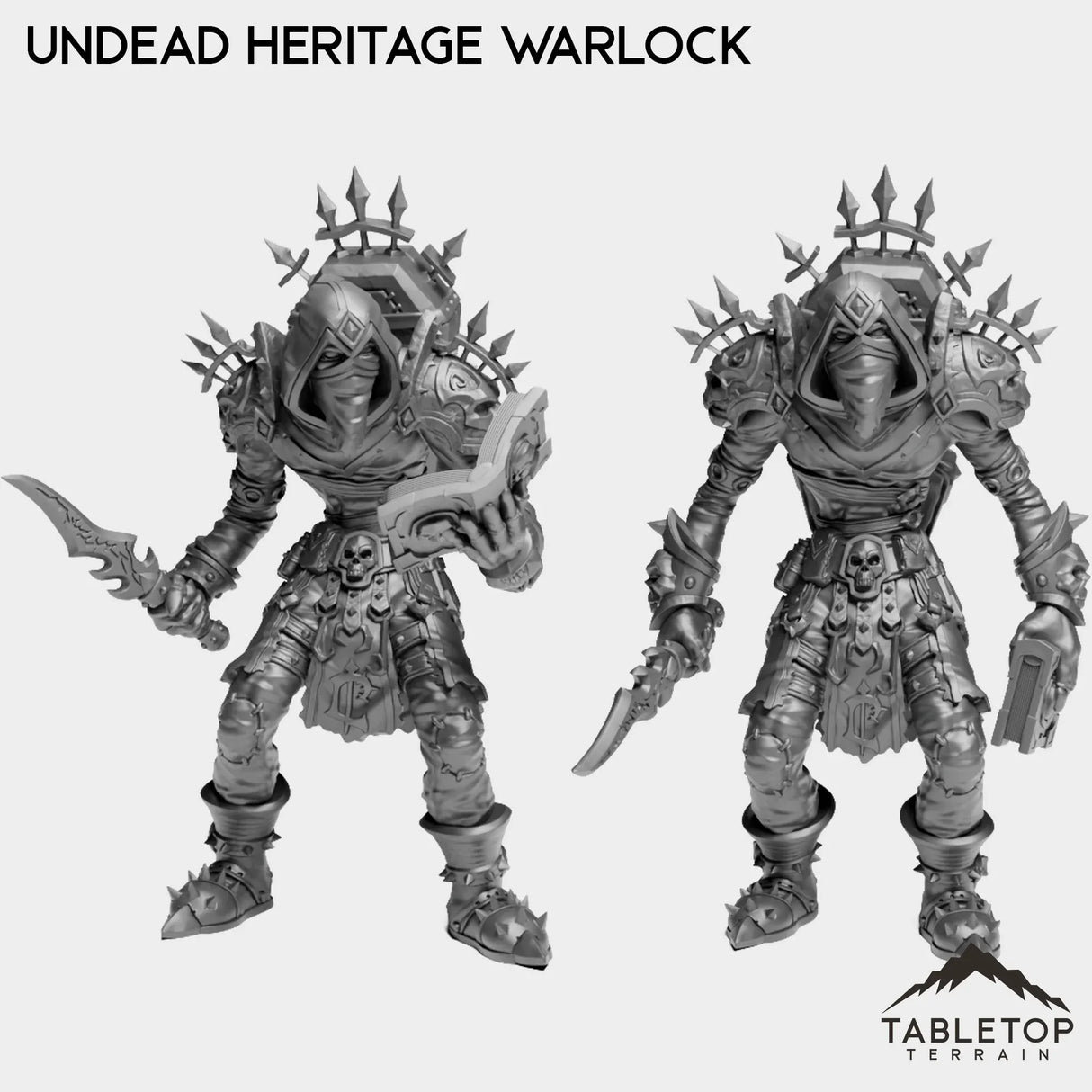 Tabletop Terrain Miniature Full Set Undead Heritage Warlock