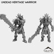 Tabletop Terrain Miniature Full Set Undead Heritage Warrior