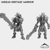 Tabletop Terrain Miniature Full Set Undead Heritage Warrior