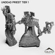 Tabletop Terrain Miniature Full Set Undead Priest Tier 1