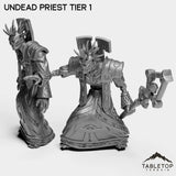 Tabletop Terrain Miniature Full Set Undead Priest Tier 1