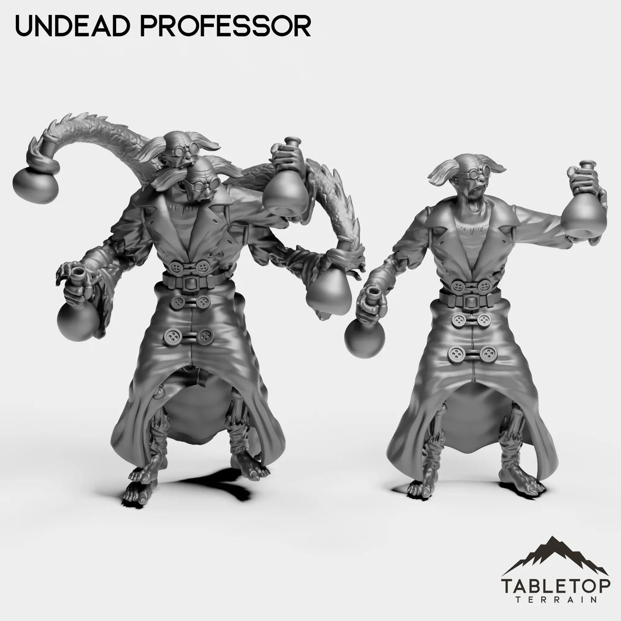 Tabletop Terrain Miniature Full Set Undead Professor