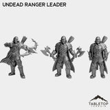Tabletop Terrain Miniature Full Set Undead Ranger Leader