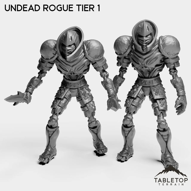 Tabletop Terrain Miniature Full Set Undead Rogue Tier 1