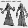 Tabletop Terrain Miniature Full Set Undead Starter Priest Female