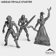 Tabletop Terrain Miniature Full Set Undead Starters Female