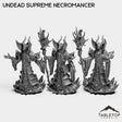 Tabletop Terrain Miniature Full Set Undead Supreme Necromancer