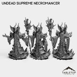 Tabletop Terrain Miniature Full Set Undead Supreme Necromancer