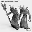 Tabletop Terrain Miniature Full Set Undead Warlock Tier 1