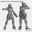 Tabletop Terrain Miniature Full Set Valeria McCoin - Raid44 Highway Patrol
