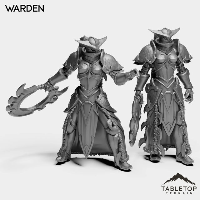 Tabletop Terrain Miniature Full Set Warden