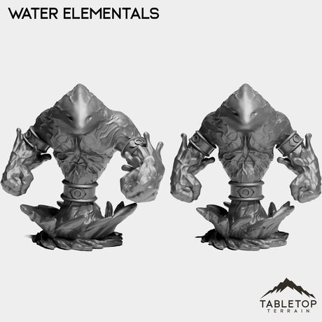Tabletop Terrain Miniature Full Set Water Elementals