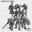 Tabletop Terrain Miniature Full Set Werewolf Feral