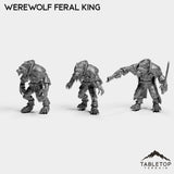 Tabletop Terrain Miniature Full Set Werewolf Feral King