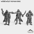 Tabletop Terrain Miniature Full Set Werewolf Human King