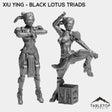 Tabletop Terrain Miniature Full Set Xiu Ying - Black Lotus Triads