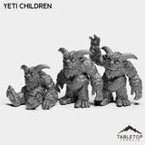 Tabletop Terrain Miniature Full Set Yeti Children
