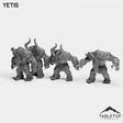 Tabletop Terrain Miniature Full Set Yetis