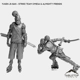 Tabletop Terrain Miniature Full Set Yugen Jii-San - Strike Team Omega & Almighty Friends