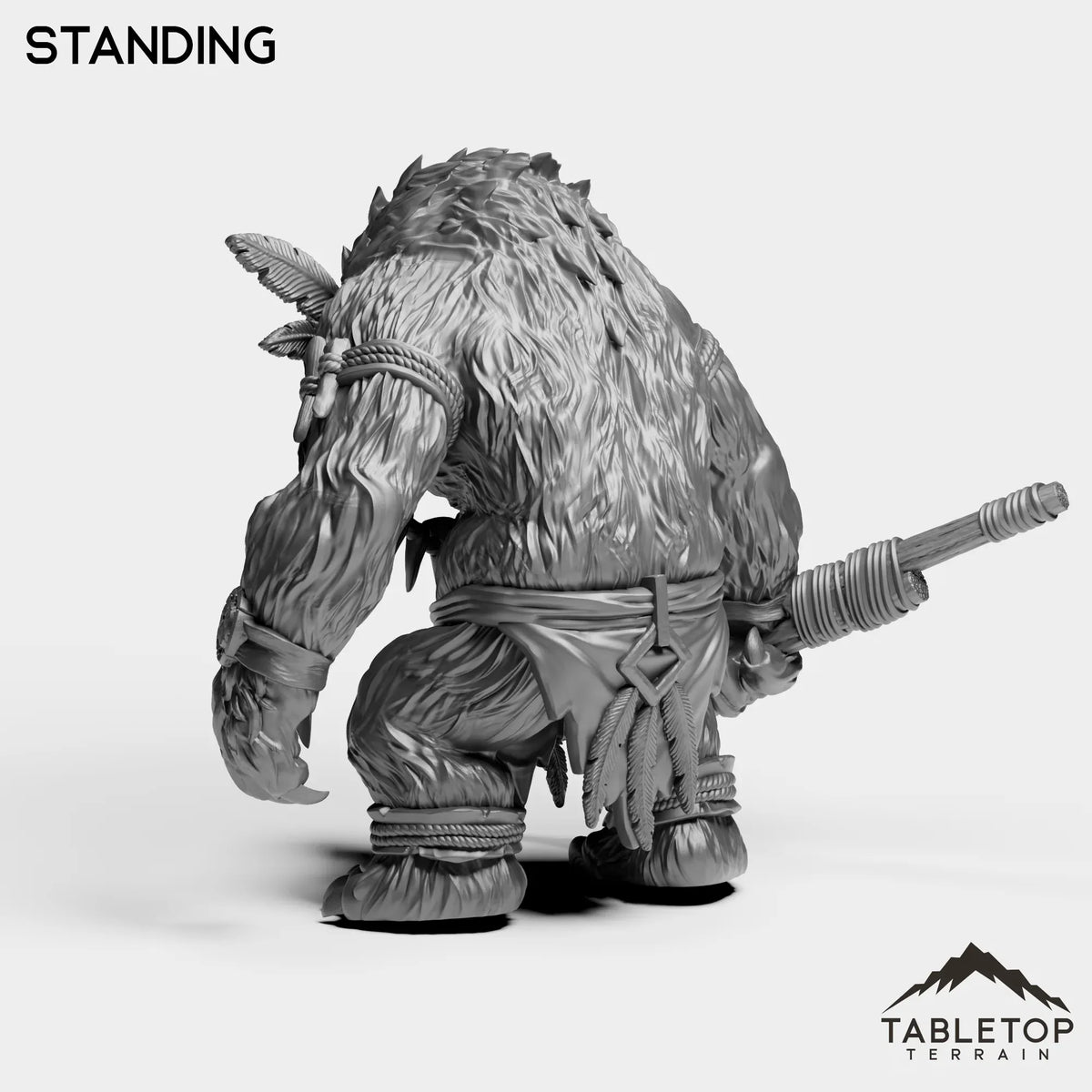 Tabletop Terrain Miniature Furbolg Caster