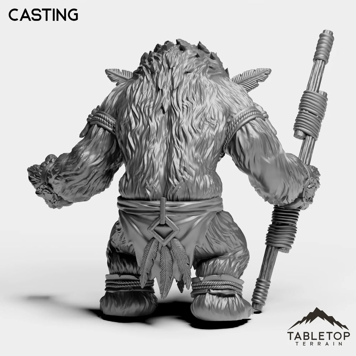 Tabletop Terrain Miniature Furbolg Caster
