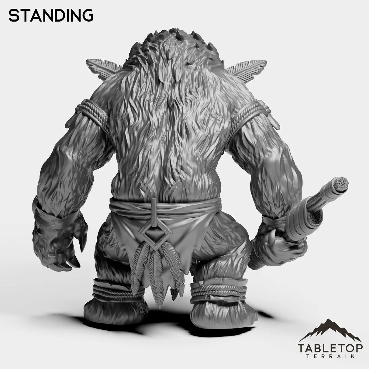 Tabletop Terrain Miniature Furbolg Caster