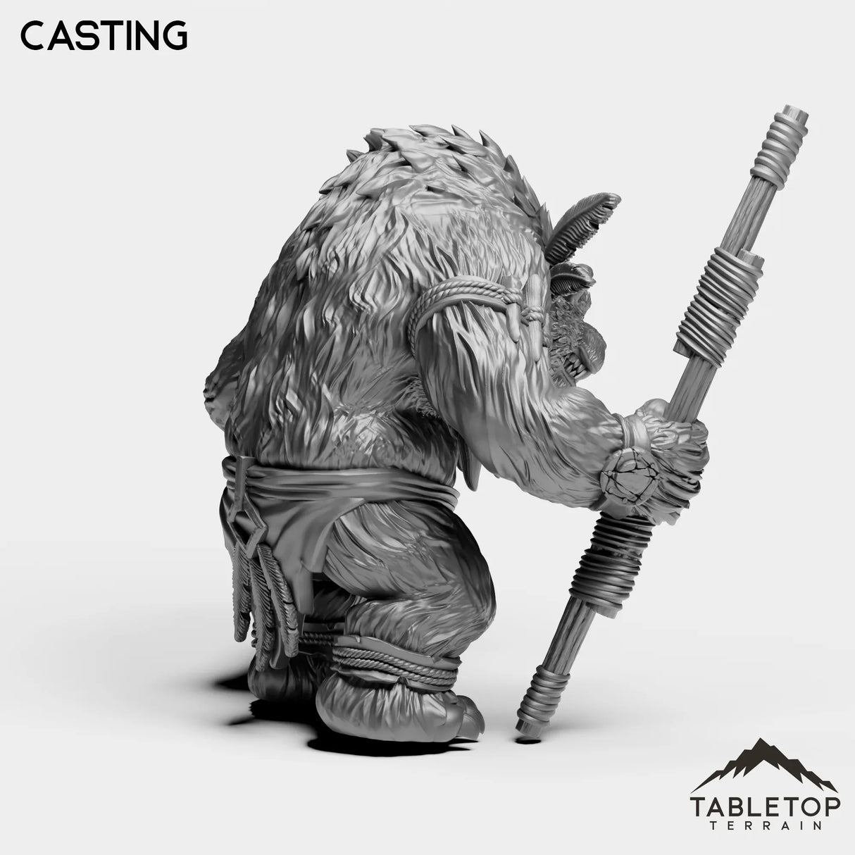 Tabletop Terrain Miniature Furbolg Caster