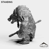 Tabletop Terrain Miniature Furbolg Caster