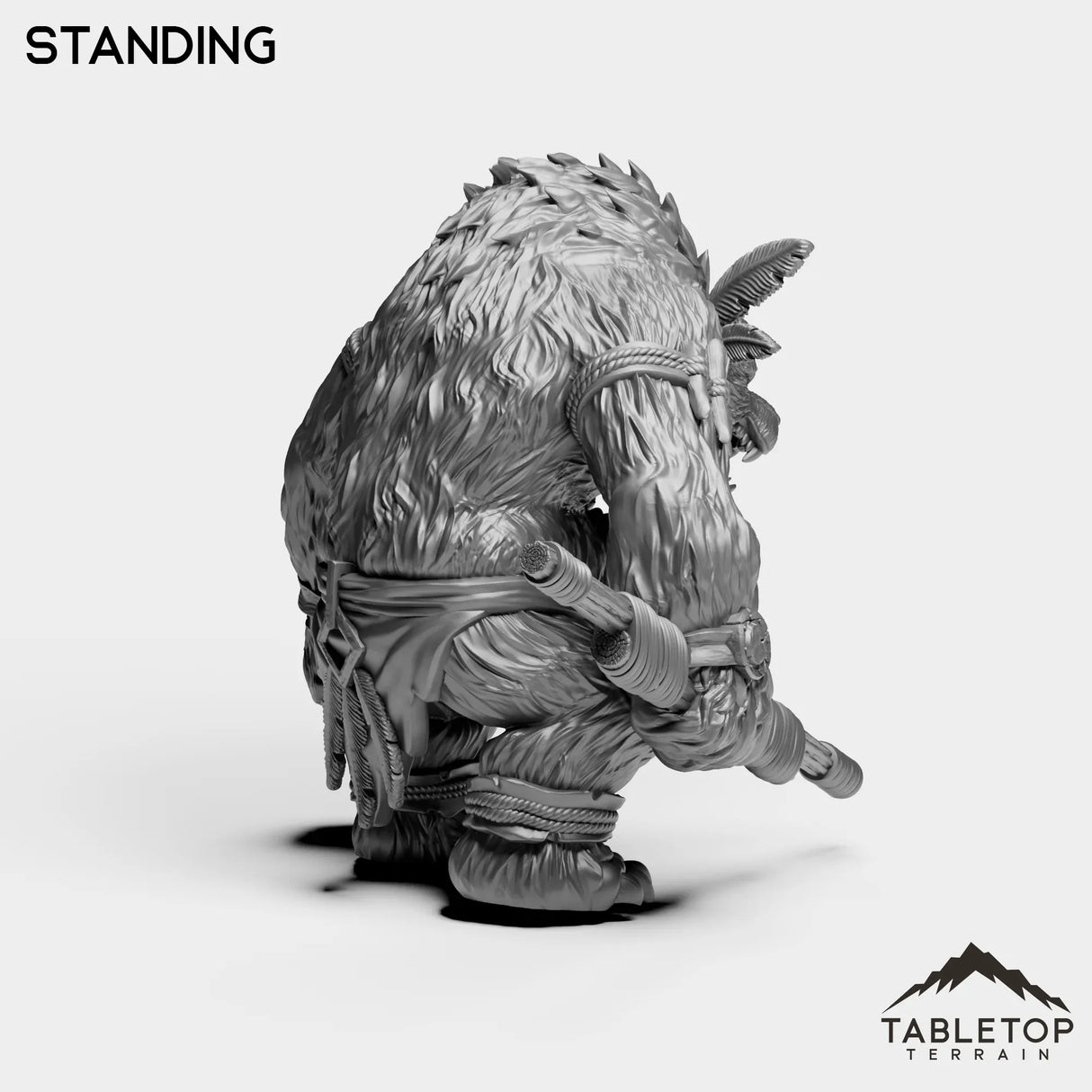 Tabletop Terrain Miniature Furbolg Caster