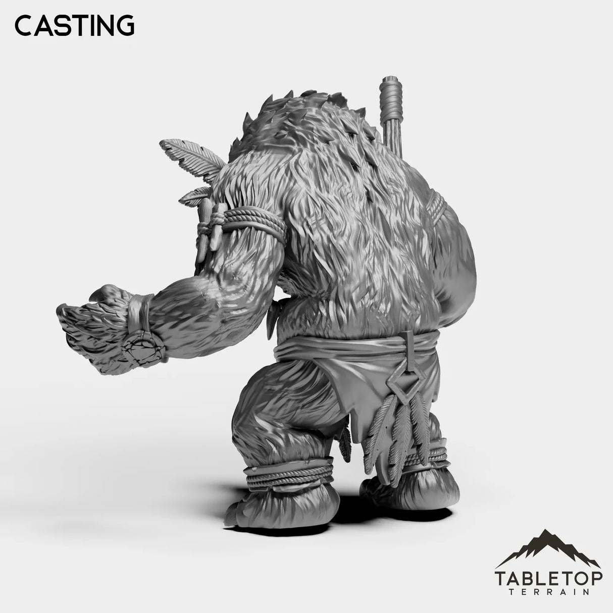 Tabletop Terrain Miniature Furbolg Caster