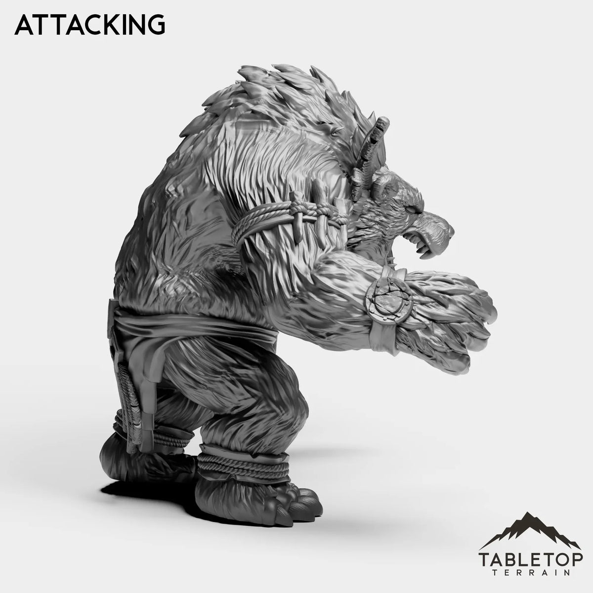 Tabletop Terrain Miniature Furbolg Feral