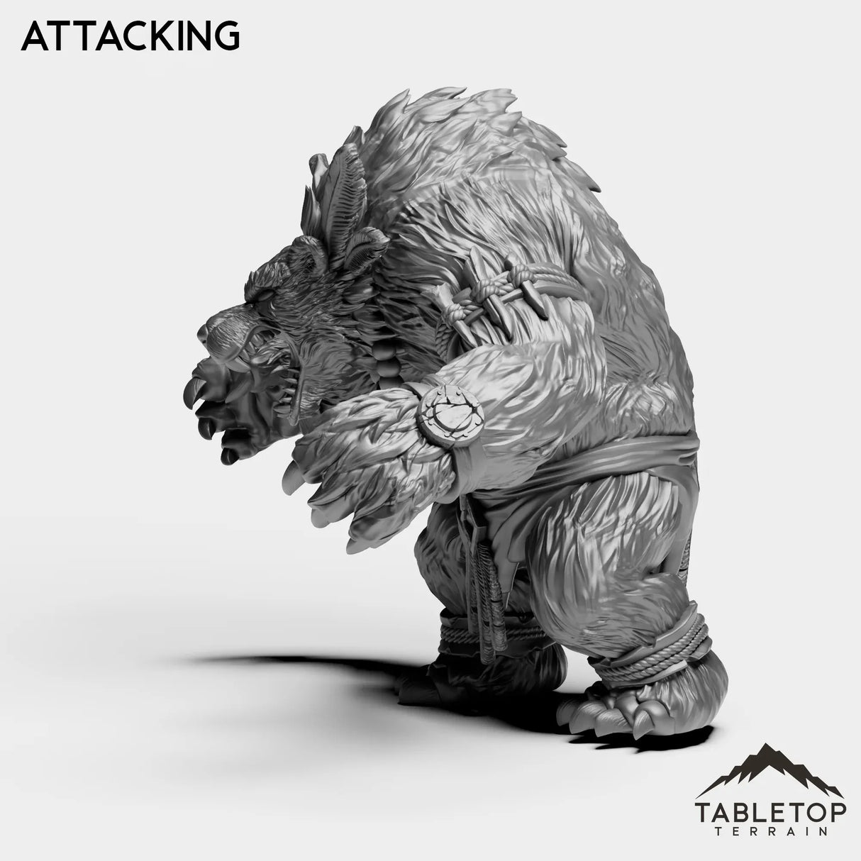 Tabletop Terrain Miniature Furbolg Feral