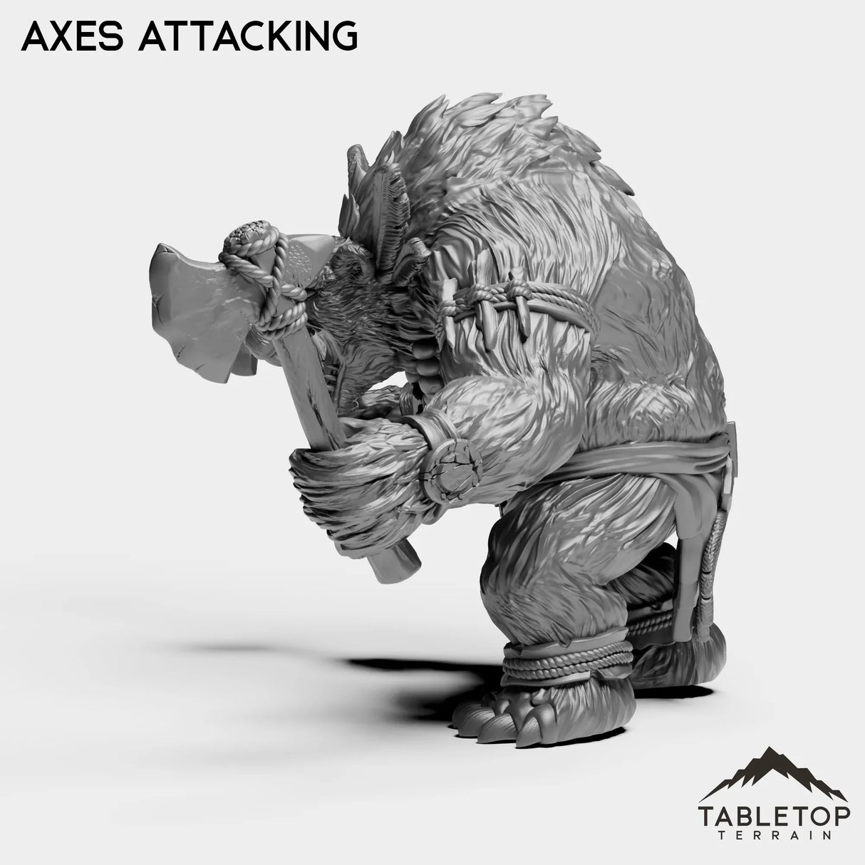 Tabletop Terrain Miniature Furbolg Feral