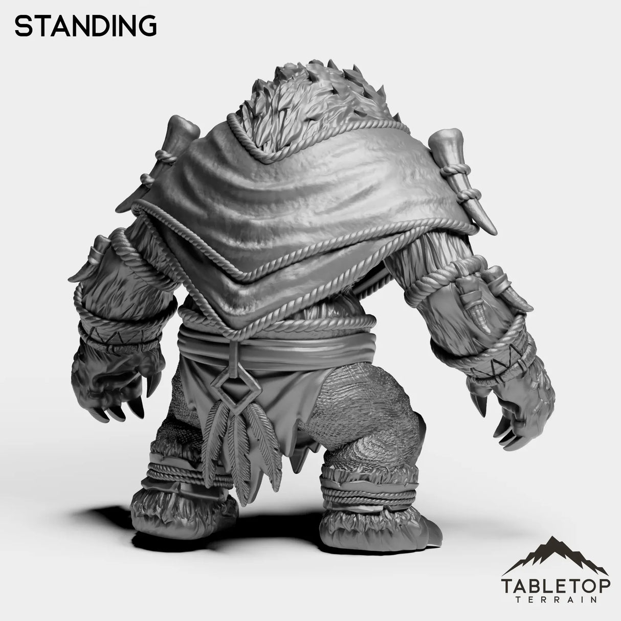 Tabletop Terrain Miniature Furbolg Shaman Leader