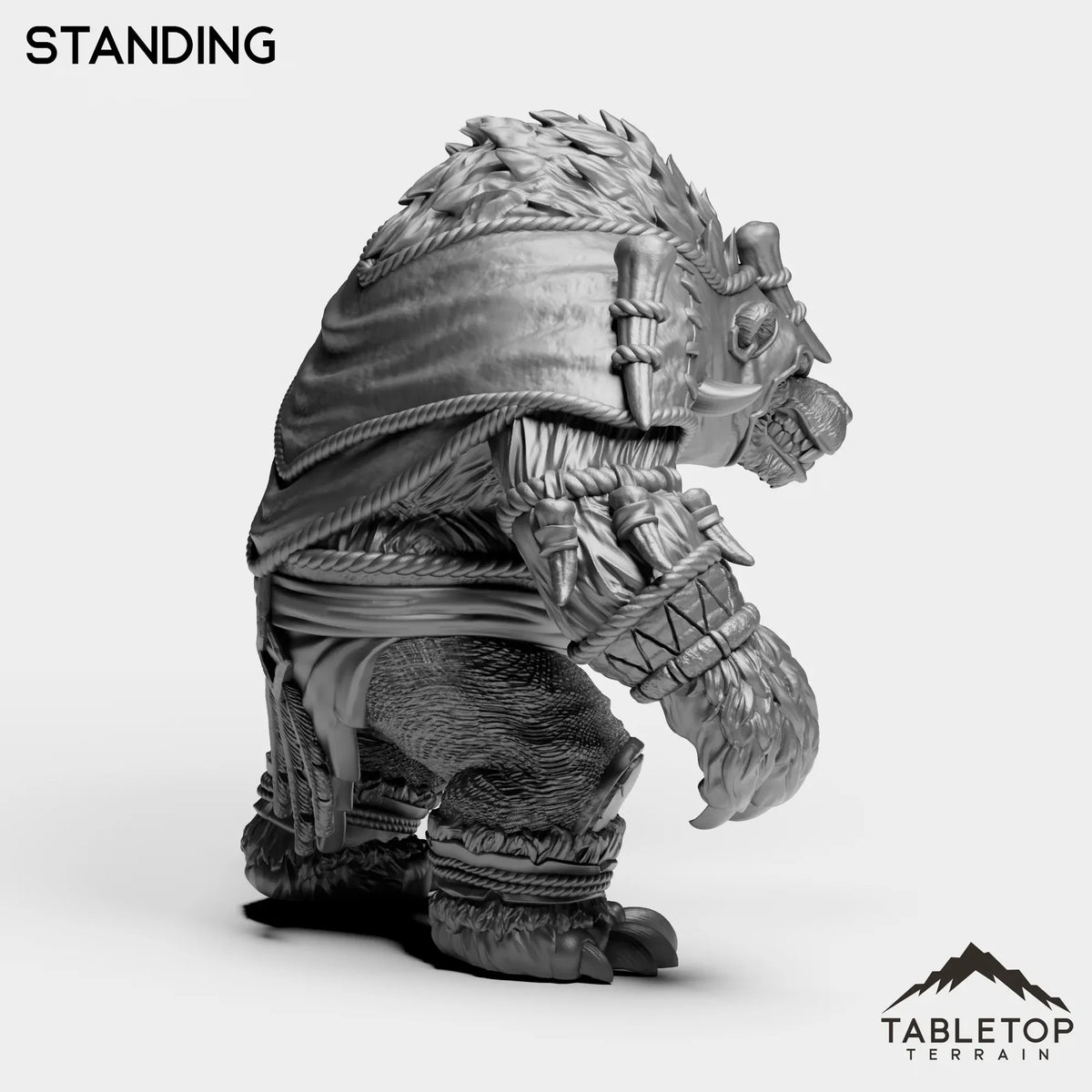 Tabletop Terrain Miniature Furbolg Shaman Leader