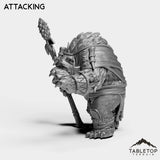 Tabletop Terrain Miniature Furbolg Shaman Leader