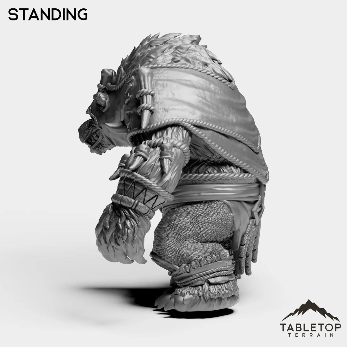 Tabletop Terrain Miniature Furbolg Shaman Leader